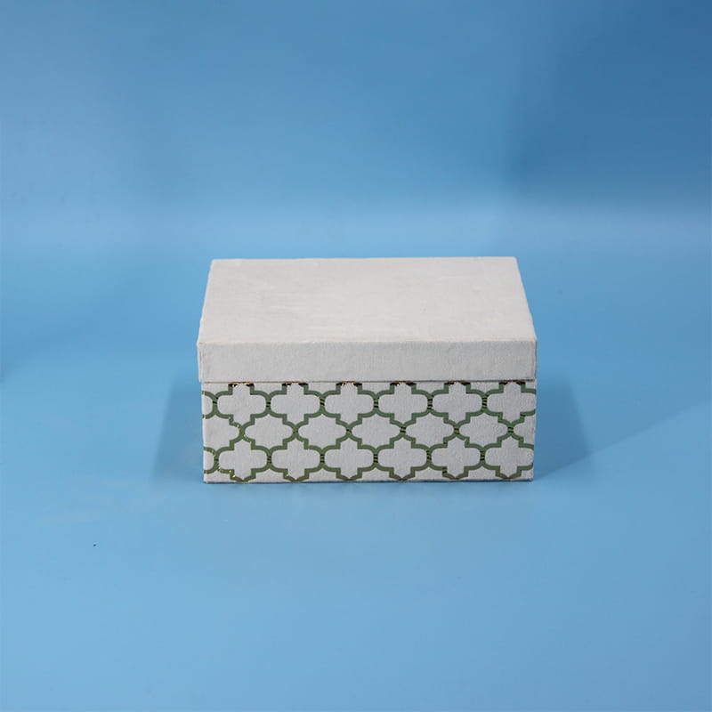 Hot New Products Square Rectangle Ring Earring Necklace Jewelry Storage Box