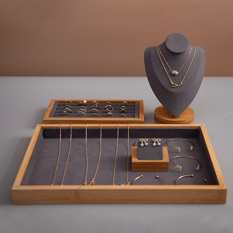 Jewelry Display Stand Set For Necklace Earring Bracelet