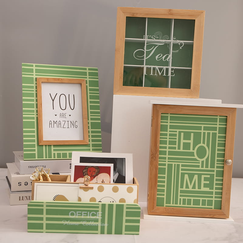 Plastic box storage multi-grid green clear storage box