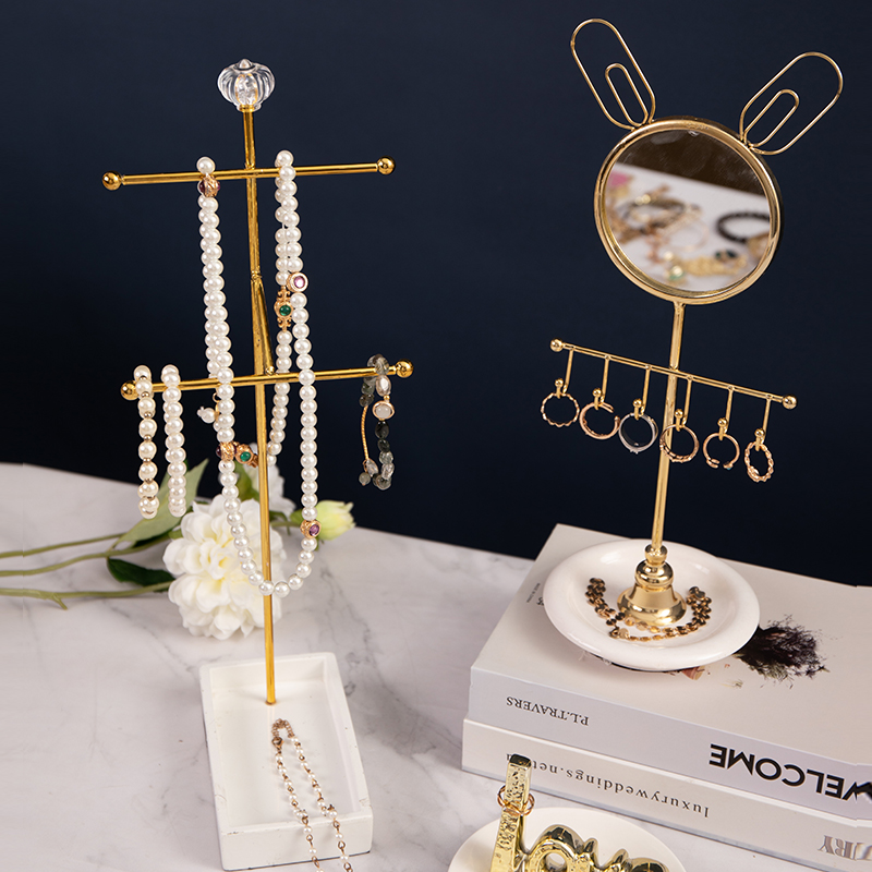 Customized Metal Rabbit Ear Frame Necklace Bracelet Jewelry Frame