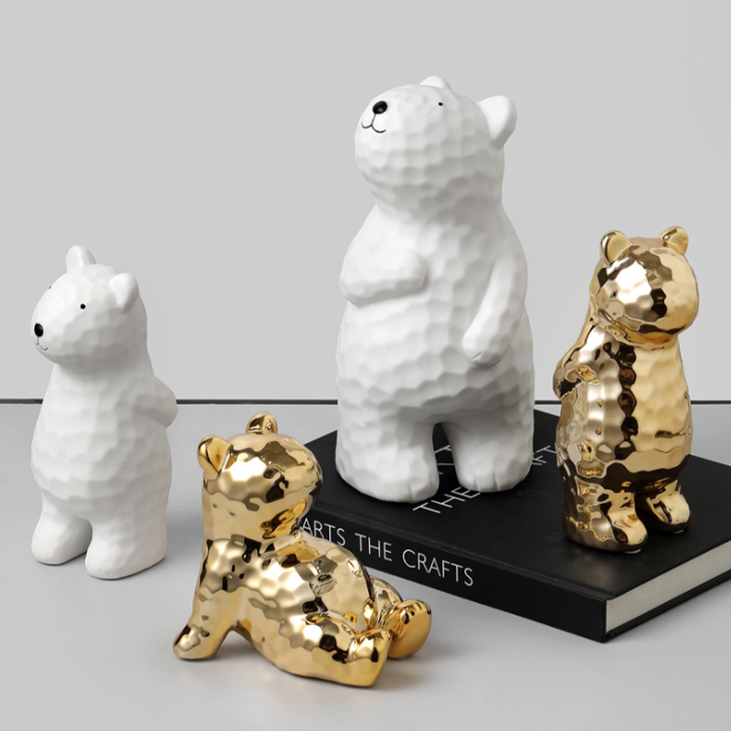 Ceramic ornaments handmade craft porcelain